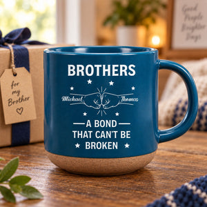A Bond That Lasts Forever personalized pottery mug