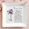 Forever And Always Love Your Husband - Personalized Custom Jewelry Dish - WIF004_SCRD
