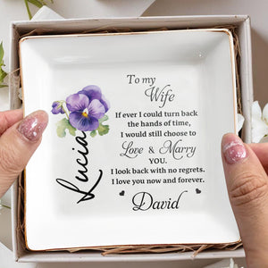 Simple Reminder To Care For Your Beloved Jewelry - Personalized Custom Jewelry Dish - WIF011_SCRD