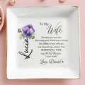 Marrying You Best Decision I Ever Made With Heart and Flower - Personalized Custom Jewelry Dish - WIF012_SCRD