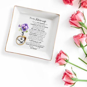 Keep Your Treasures Safe And Cherished Jewelry Dish - Personalized Custom Jewelry Dish - WIF014_SCRD