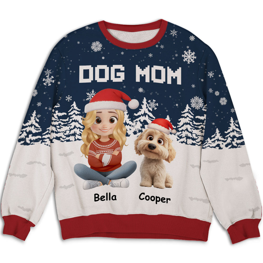 All I Want for Christmas Is You - Personalized All-Over-Print Sweatshirt