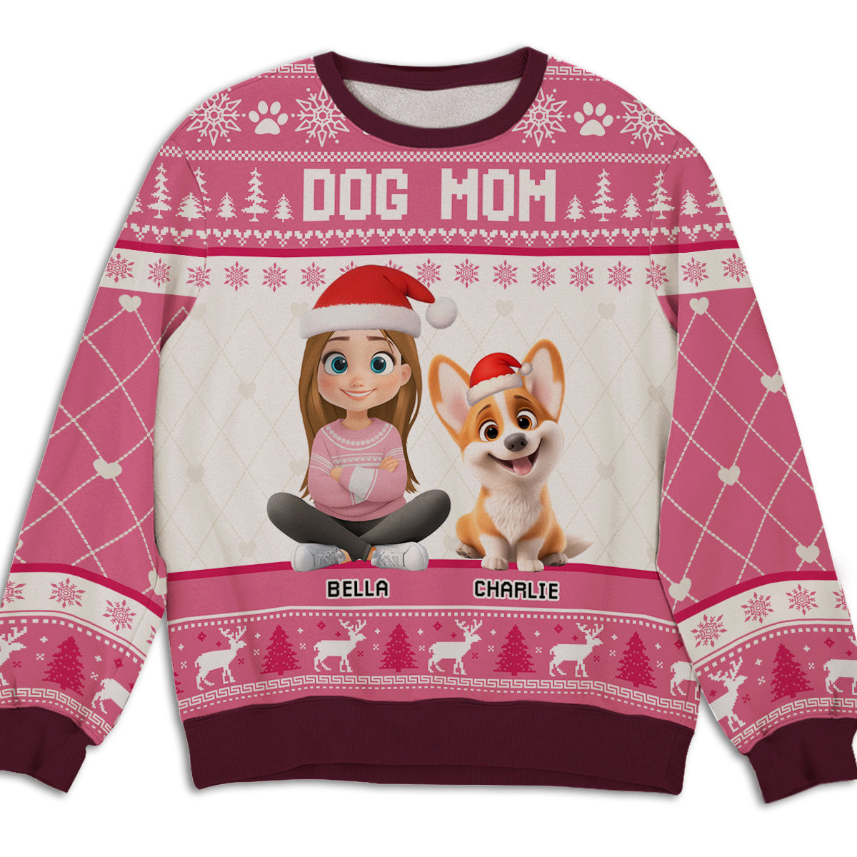 Let Me Be - Personalized All-Over-Print Sweatshirt