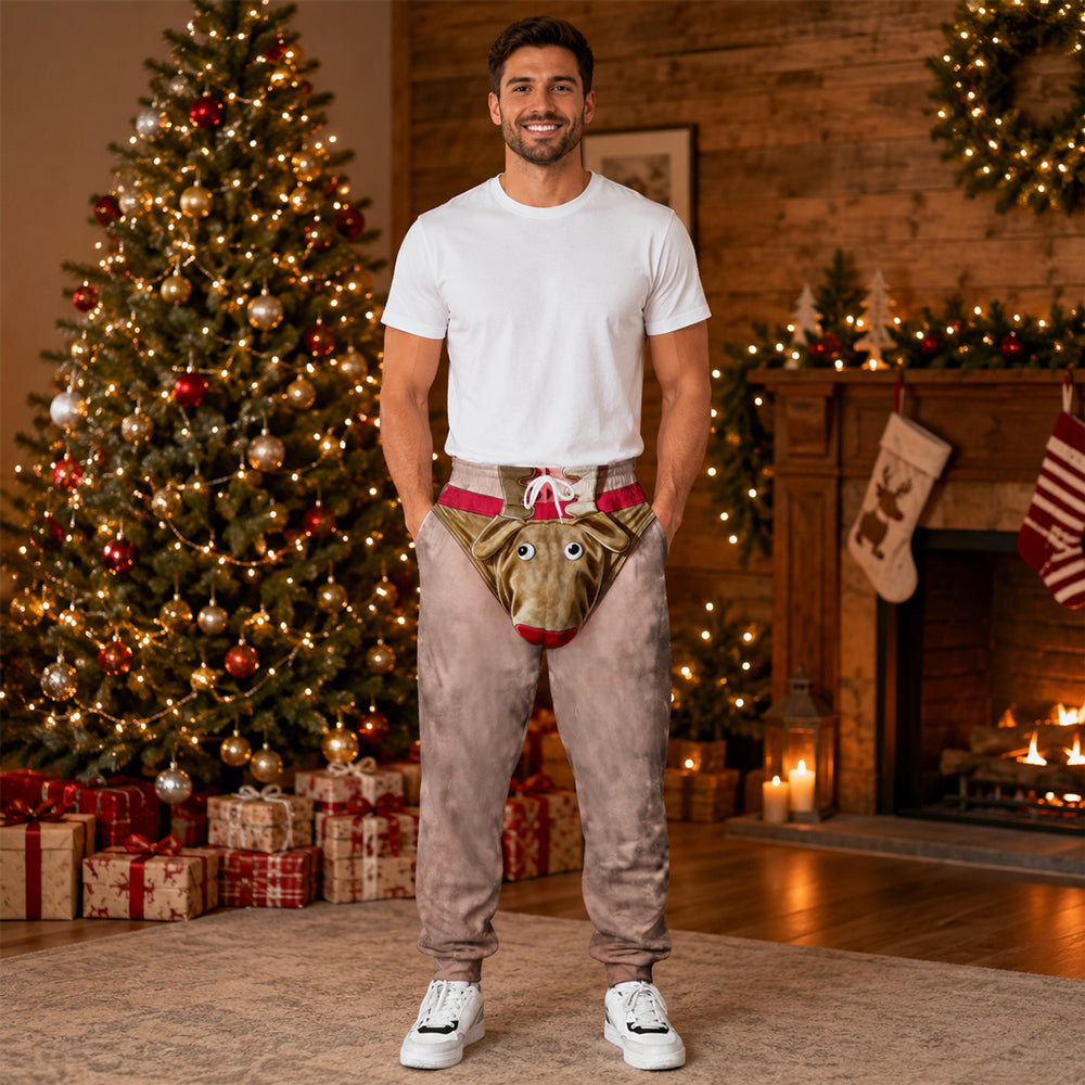 Reindeer Christmas - Personalized Sweatpants