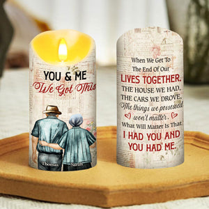 Lavender Candle - Personalized LED Candle
