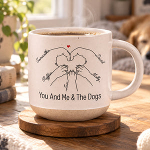 You And Me & The Dogs, Cats, Fur-Babies - Personalized Mug — 1