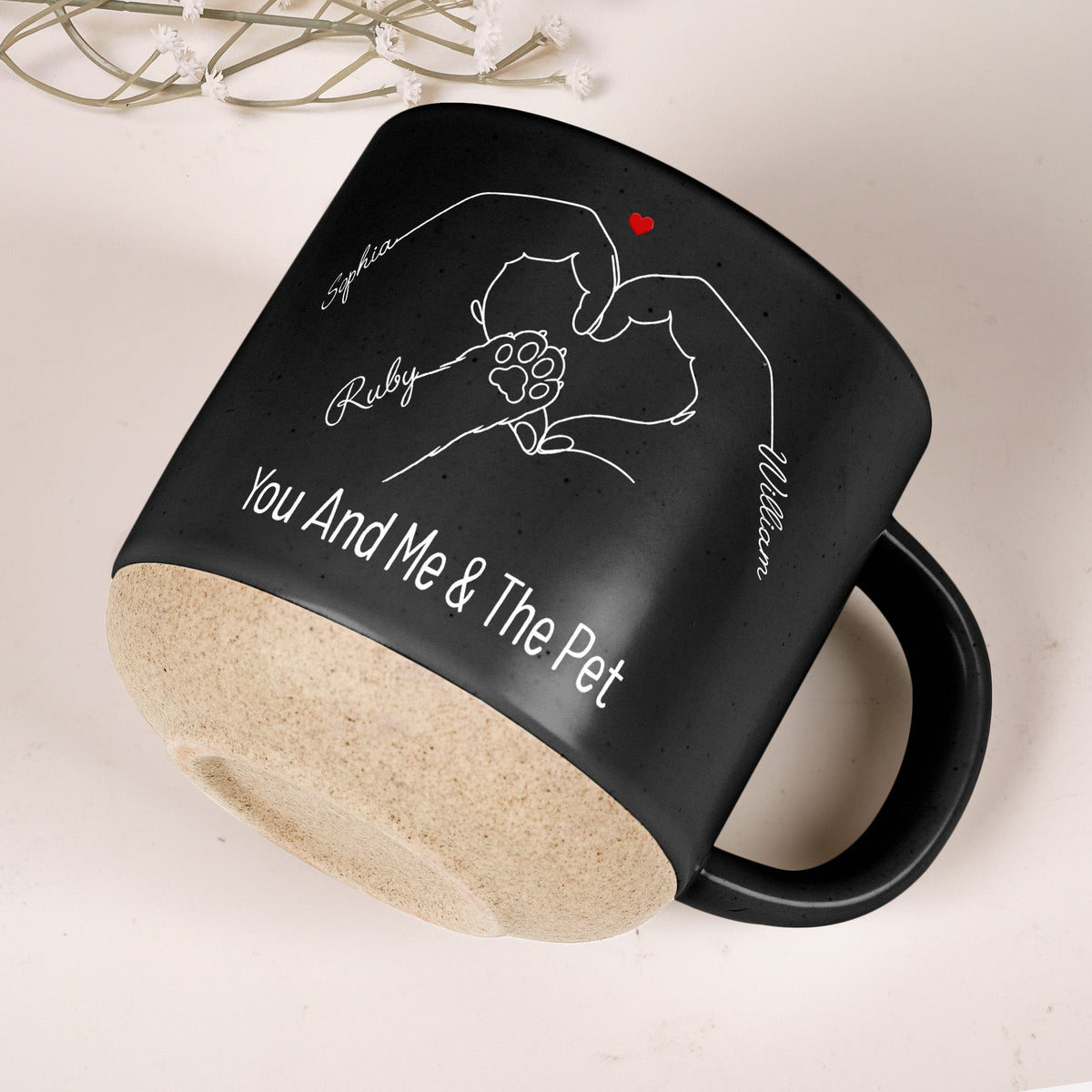 You And Me & The Dogs, Cats, Fur-Babies - Personalized Mug — 6