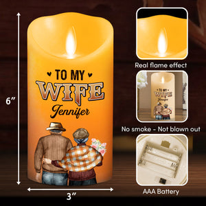 You Are My Queen Forever - Personalized LED Candle