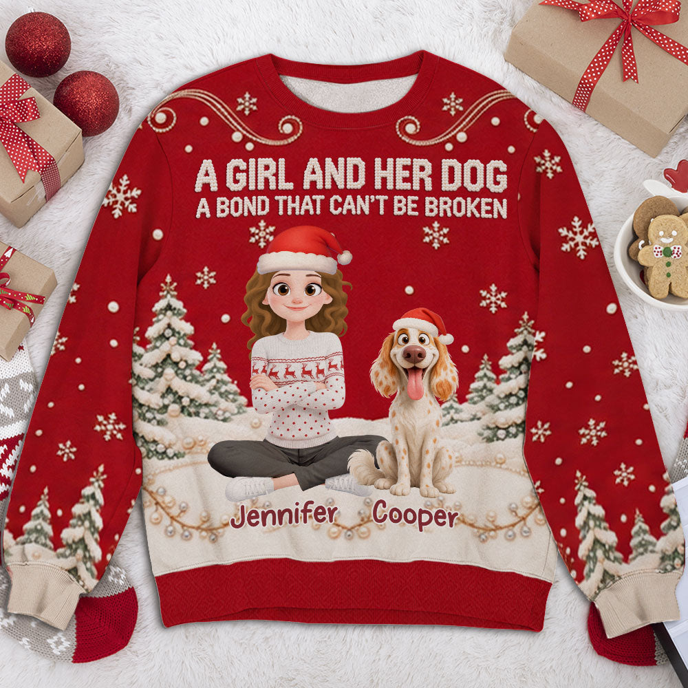 Merry Spirit - Personalized All-Over-Print Sweatshirt