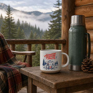 Partners In Every Adventure - Personalized Pottery Mug