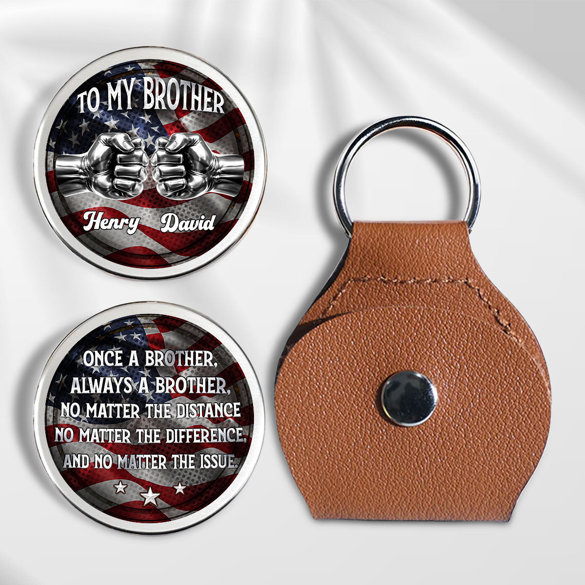 Always My Brother - Personalized Pocket Hug - Christmas Gift For Brother