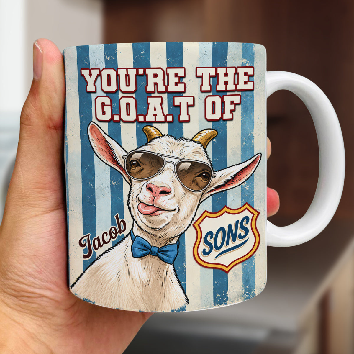 Greatest Of All Time - Personalized Coffee Mug