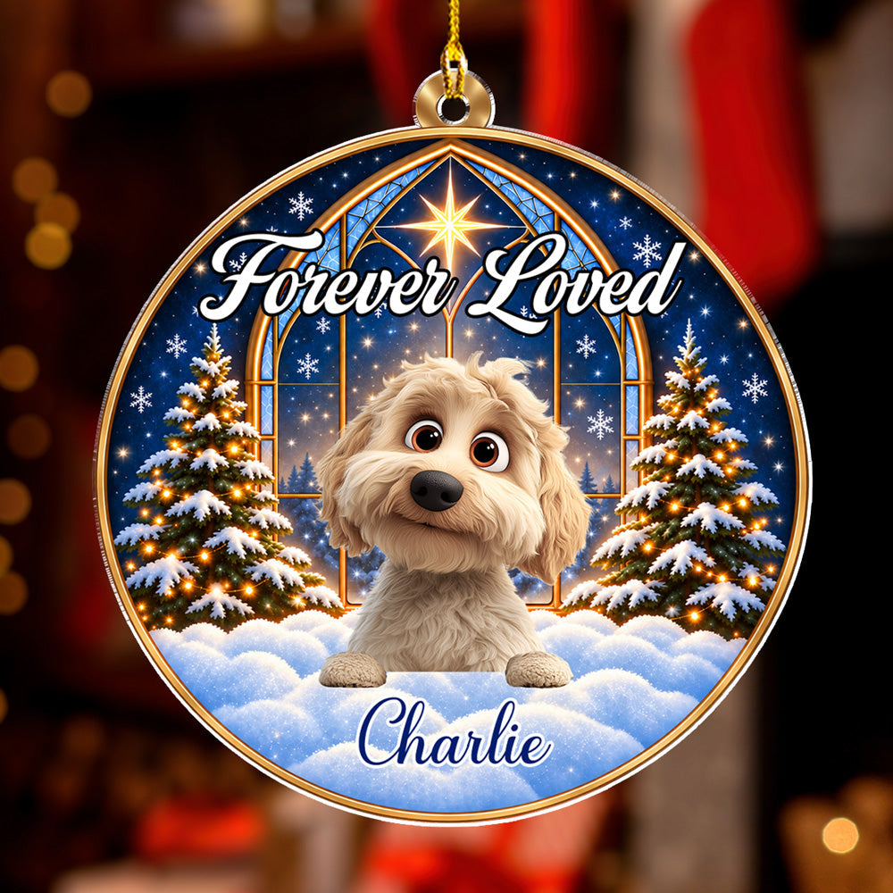 Angel Paws personalized acrylic ornament