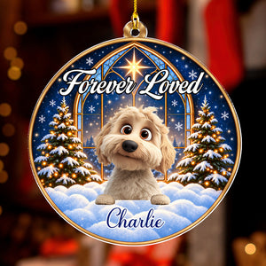 Angel Paws personalized acrylic ornament