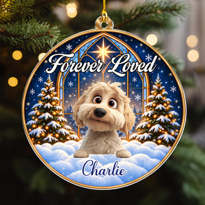 Angel Paws personalized acrylic ornament