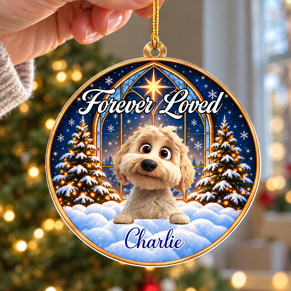 Angel Paws personalized acrylic ornament