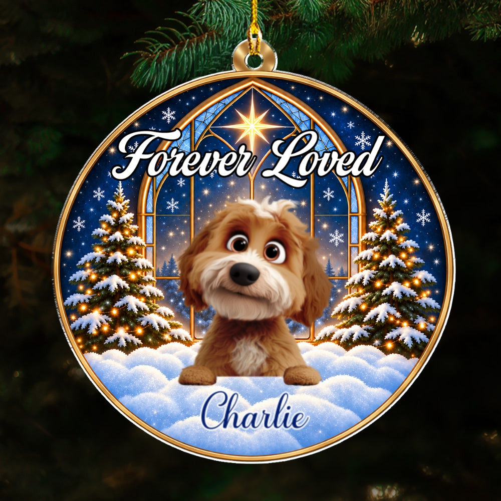 Angel Paws personalized acrylic ornament 1 pc