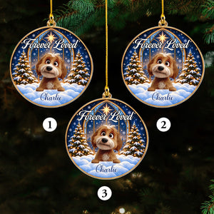 Angel Paws personalized acrylic ornament 3 pcs