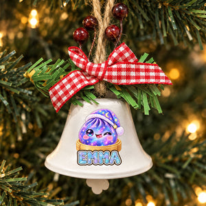 My Jolly Dumpling - Personalized Metal Bell Ornament