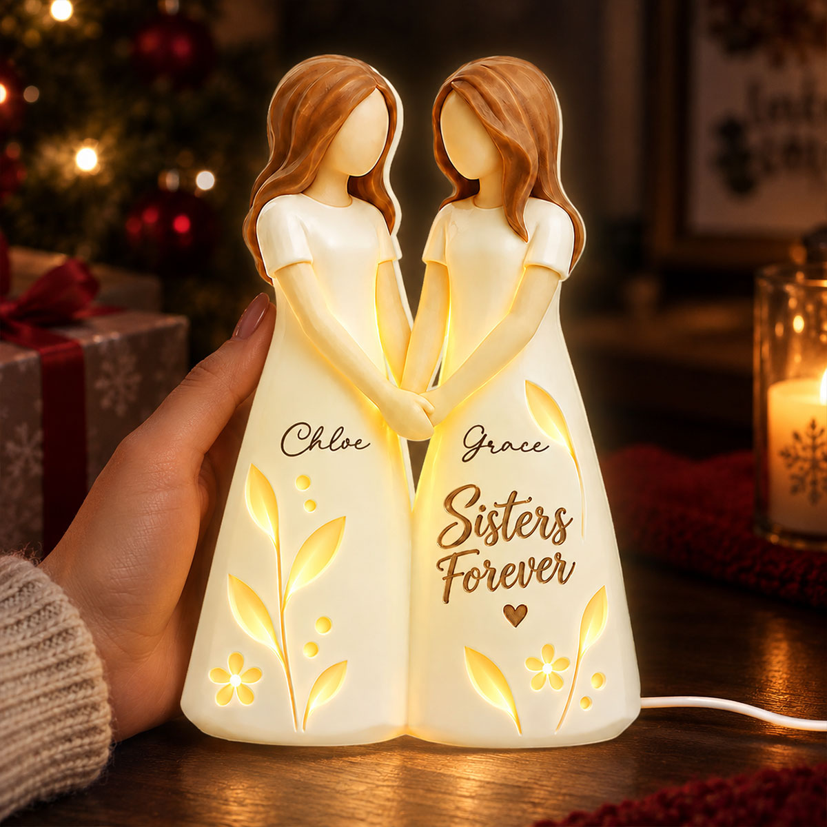 Besties Forever, Sisters Forever personalized light box