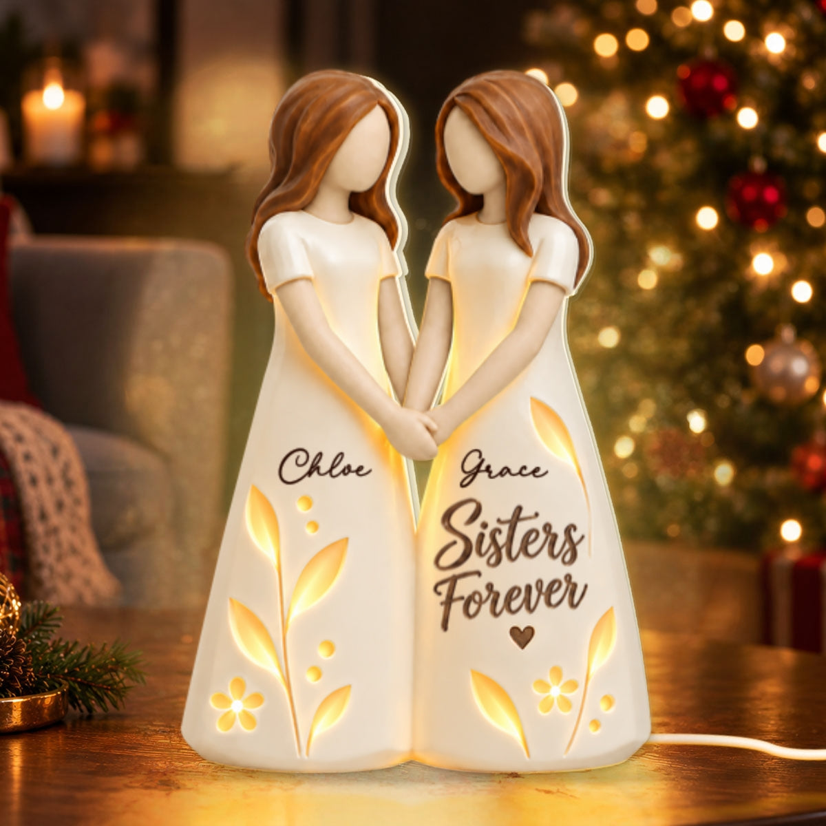 Besties Forever, Sisters Forever personalized light box