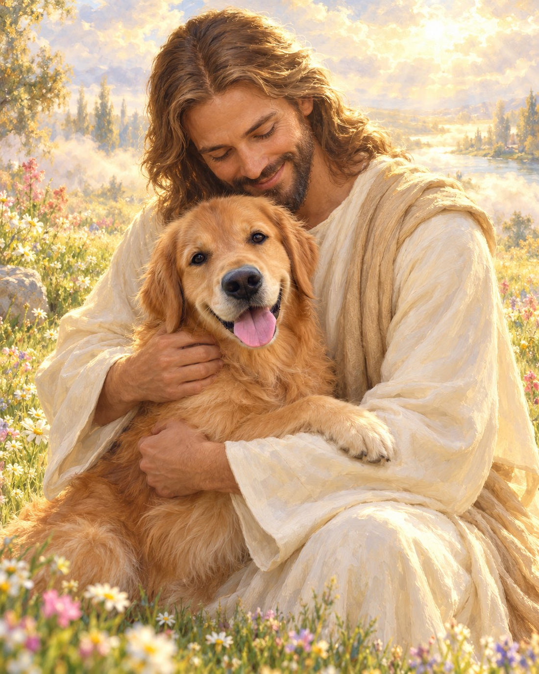 Jesus And Pet Memorial