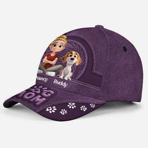 Chibi Cartoon Dog Mom Personalized Classic Cap
