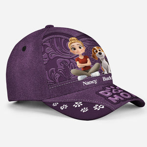 Chibi Cartoon Dog Mom Personalized Classic Cap