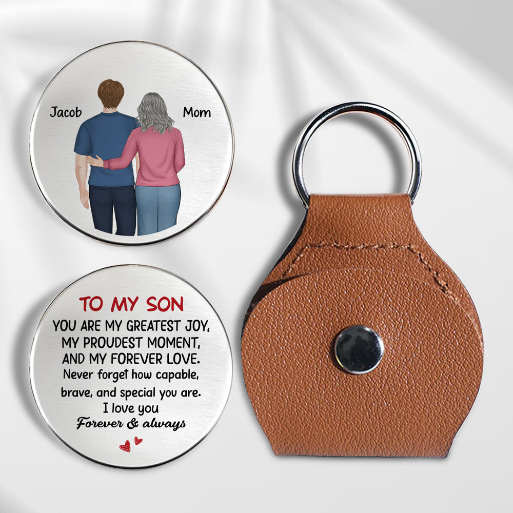 My Son My Greatest Joy - Personalized Pocket Hug - Christmas Gift For Son