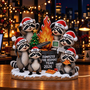Dumpster Fire Response Team personalized light box