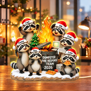 Dumpster Fire Response Team personalized light box