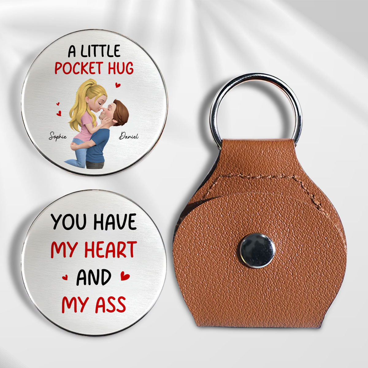 You Have My Heart - Personalized Pocket Hug - Christmas Gift For Wife