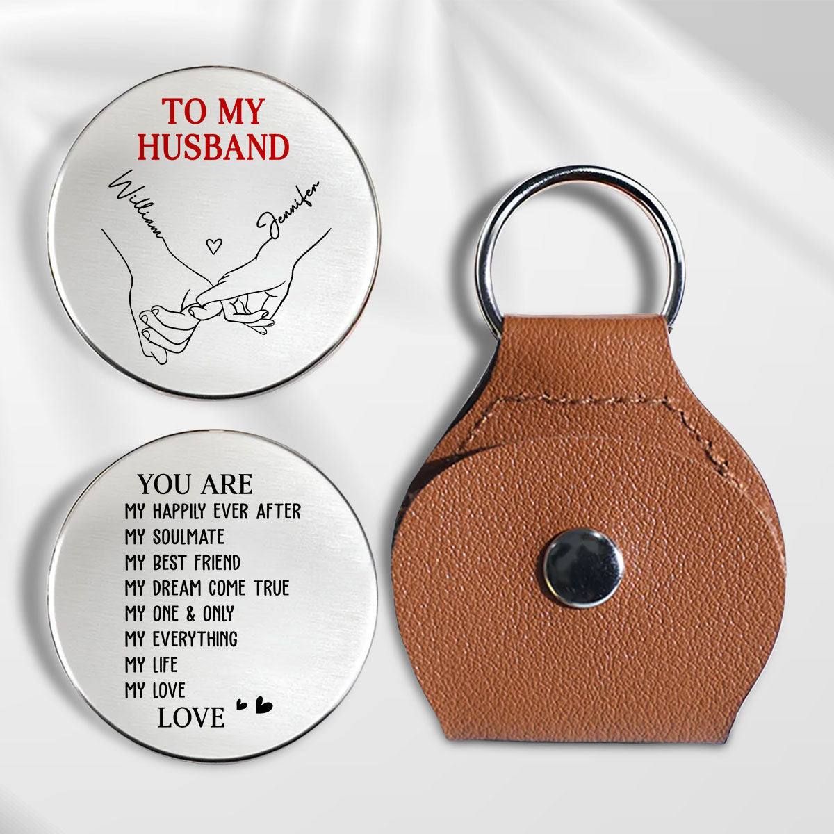 My Everything - Personalized Pocket Hug - Christmas Gift For Husband