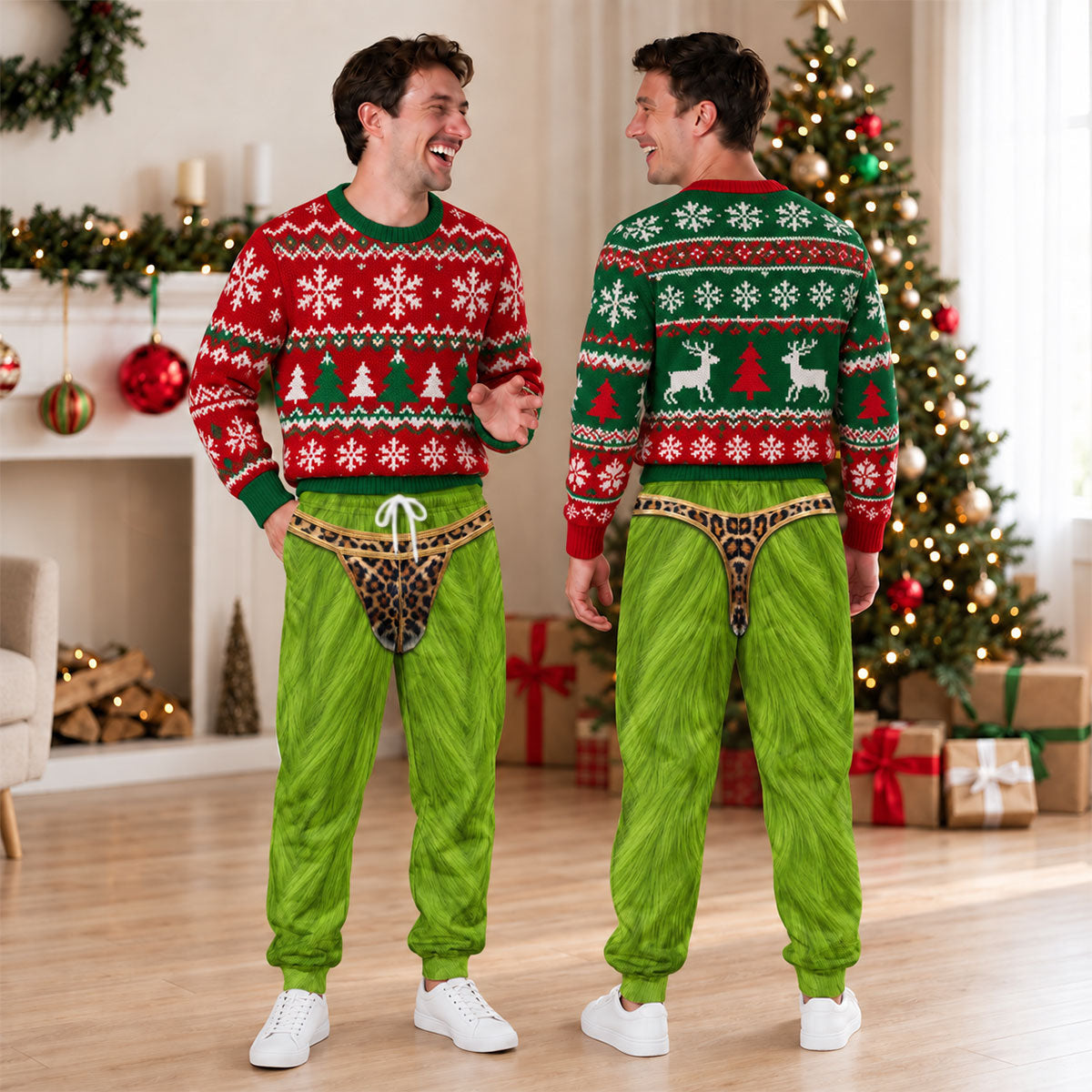 Hilarious Green - Personalized Sweatpants