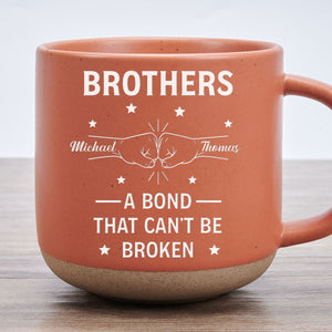 A Bond That Lasts Forever personalized pottery mug