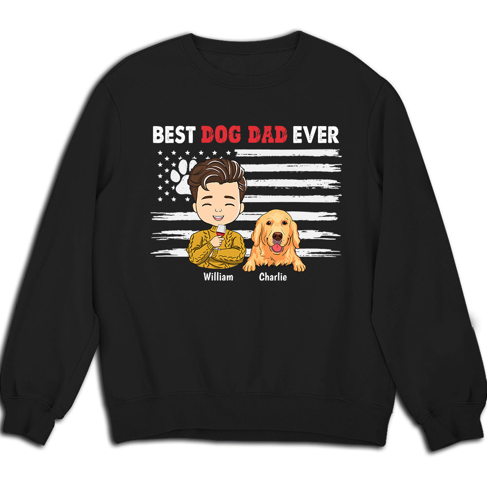 My Best Dad personalized sweatshirt