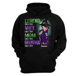 Halloween Green And Purple Legend Sassy Grandma personalized shirt