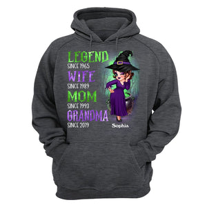 Halloween Green And Purple Legend Sassy Grandma personalized shirt