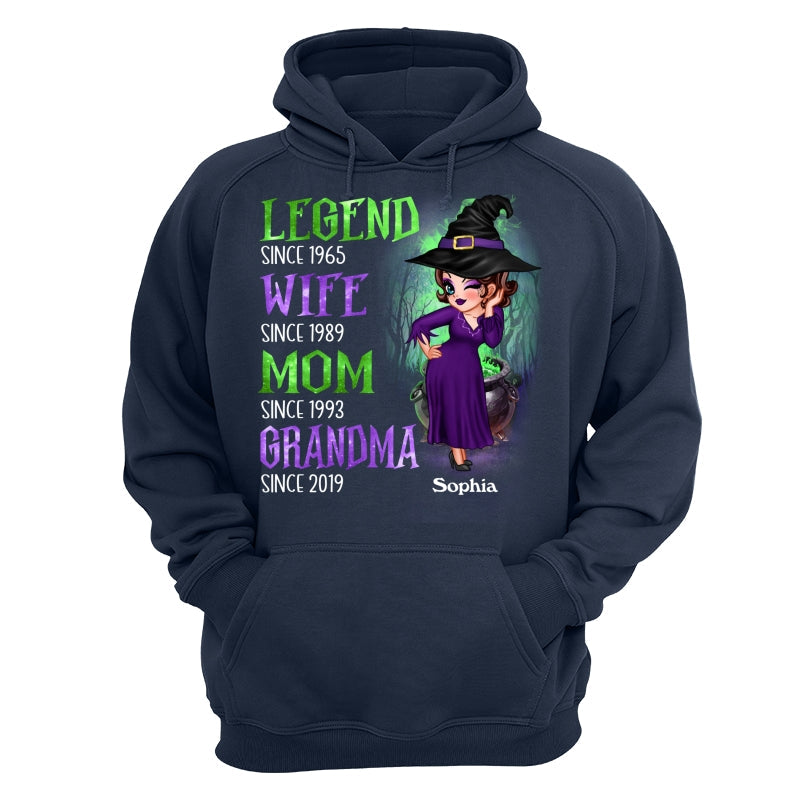 Halloween Green And Purple Legend Sassy Grandma personalized shirt
