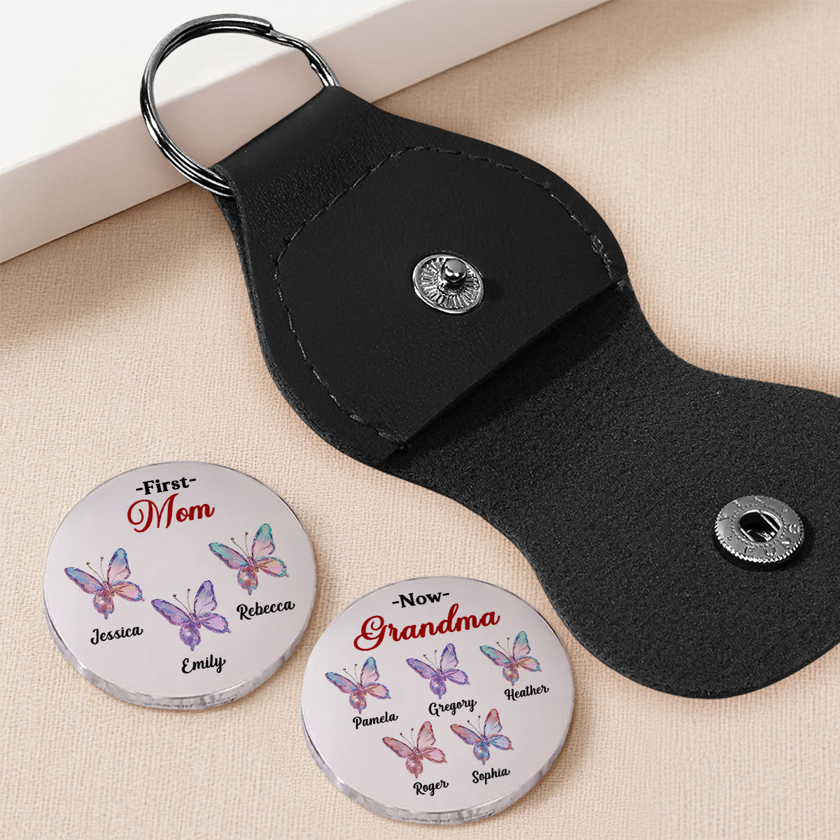 Now I Am Grandma - Personalized Pocket Hug - Christmas Gift For Grandma