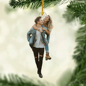 Custom Photo Fisherman Personalized Acrylic Ornament