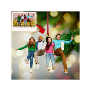 Custom Photo Fisherman Personalized Acrylic Ornament