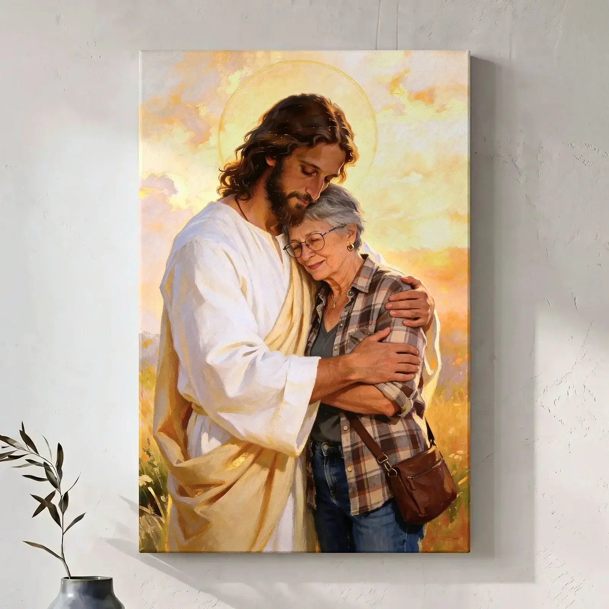 Jesus Hug Portrait personalized poster