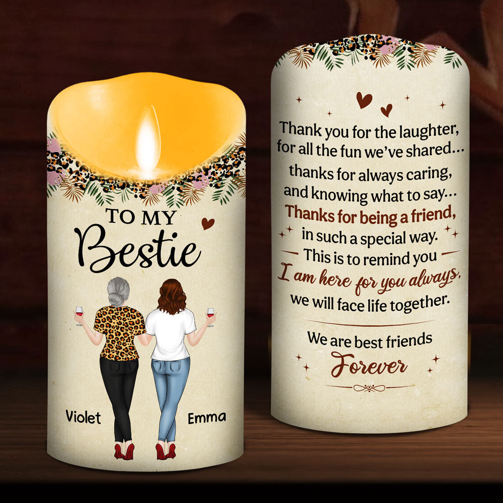 Always Here For You - Personalized LED Candle