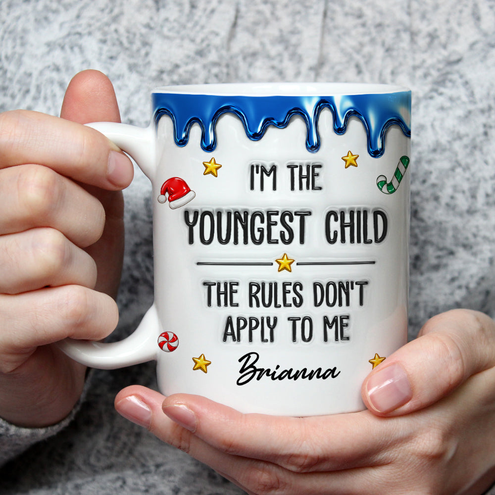 Different Ages Same Family Chaos - Personalized 3D Inflated Effect Mug