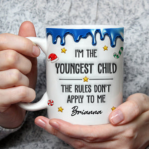 Different Ages Same Family Chaos - Personalized 3D Inflated Effect Mug