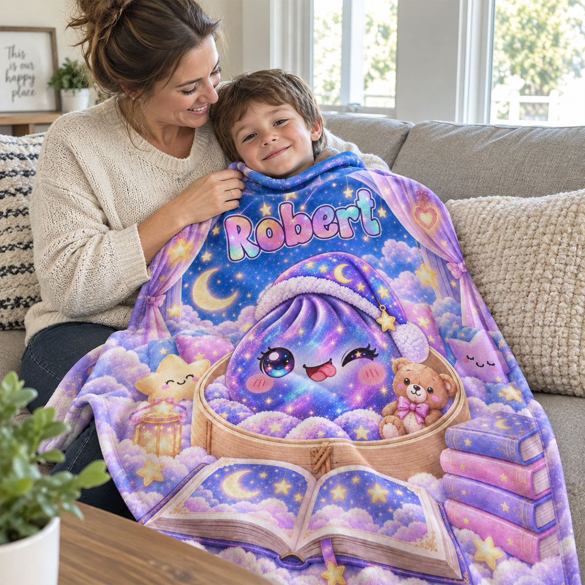 My Jolly Dumpling Personalized Fleece Blanket