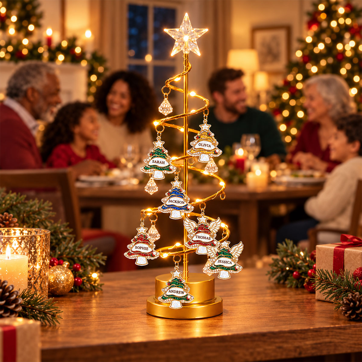 Everyone Belongs Here - Personalized LED Tree Lights