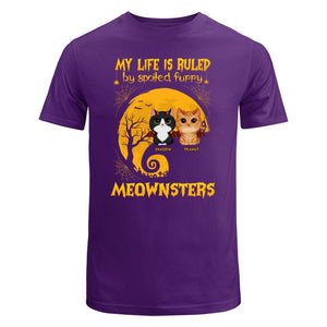 My Life Is Ruled By Meowsters personalized shirt