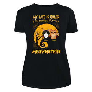 My Life Is Ruled By Meowsters personalized shirt